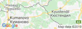 Kriva Palanka map